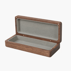 Premium Walnut Wood Vintage Eyewear Case