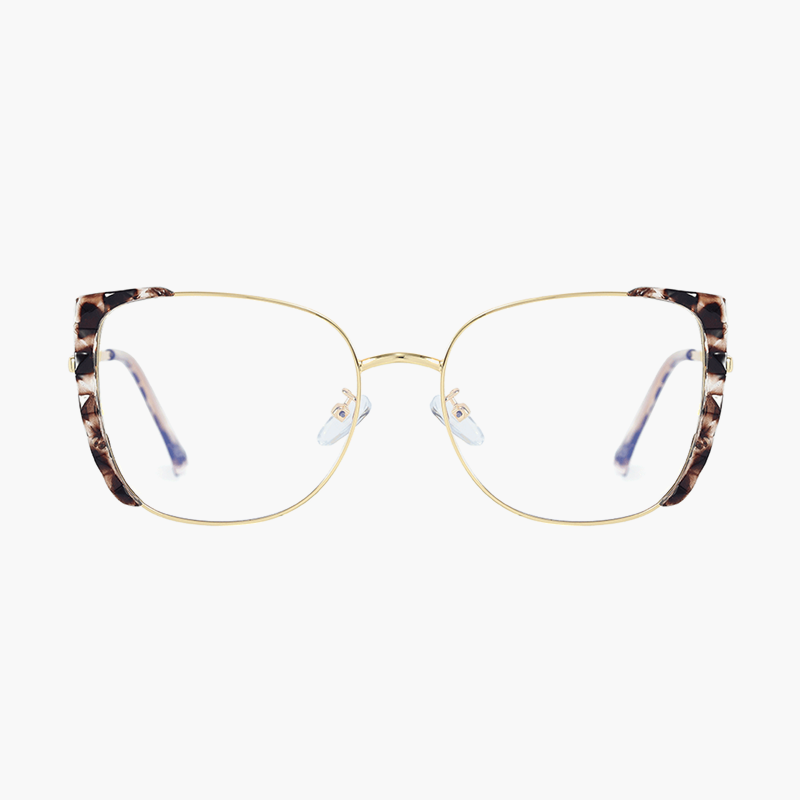 Cora Cateye Full frame Metal Eyeglasses