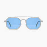 Uan Geometric Full frame Metal Sunglasses
