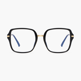 Lynn Geometric Full frame TR90 Clip on Eyeglasses