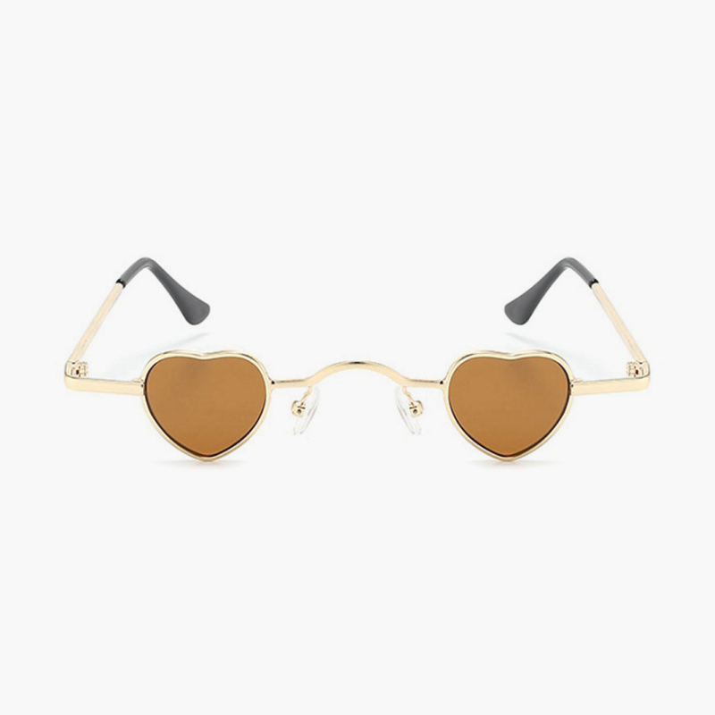 Durlarc Heart-shaped Full frame Metal Sunglasses