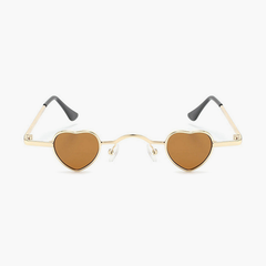 Durlarc Heart-shaped Full frame Metal Sunglasses