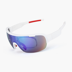 Flash Rectangle Acetate Cycling Sport Sunglasses Kit