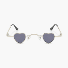 Durlarc Heart-shaped Full frame Metal Sunglasses