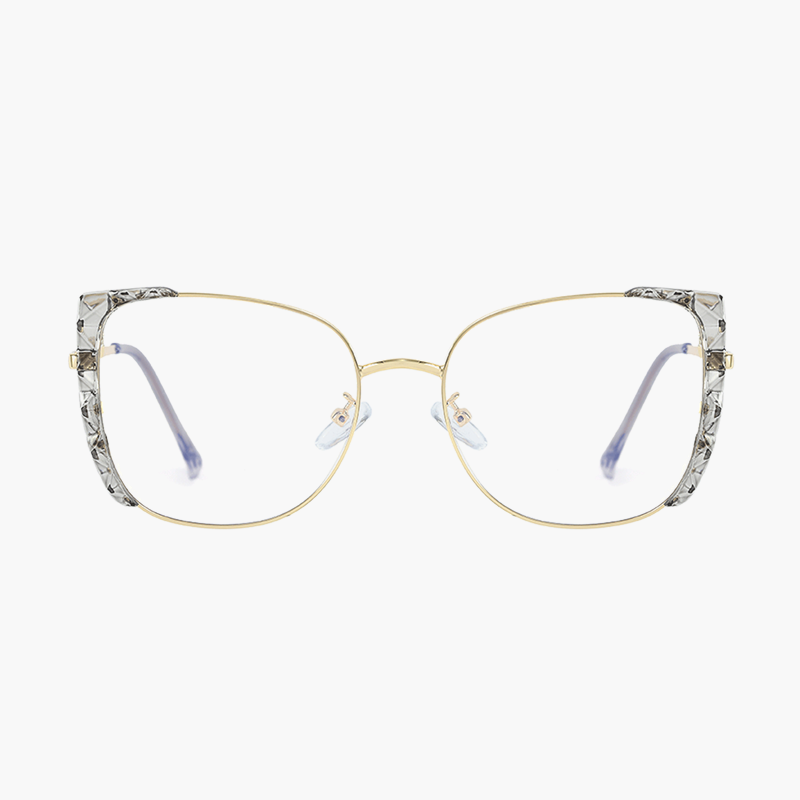 Cora Cateye Full frame Metal Eyeglasses