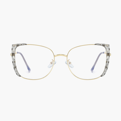 Cora Cateye Full frame Metal Eyeglasses