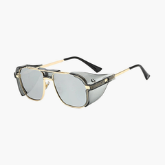 Sherlock Round Full frame Punk Metal Sunglasses