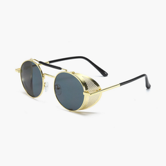Trevor Round Full frame Punk Metal Sunglasses