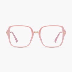 Lynn Geometric Full frame TR90 Clip on Eyeglasses