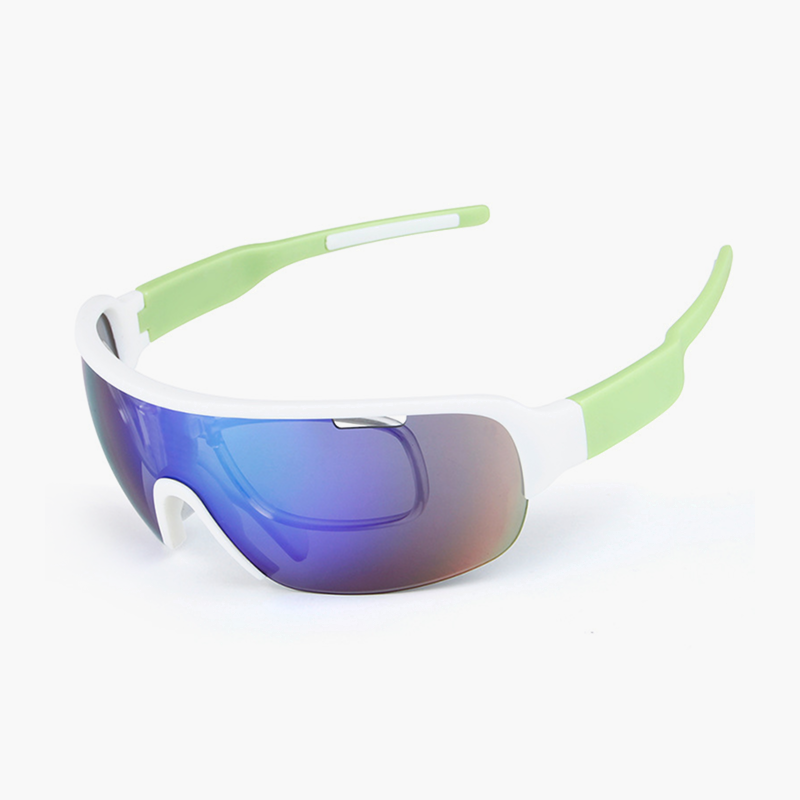 Flash Rectangle Acetate Cycling Sport Sunglasses Kit