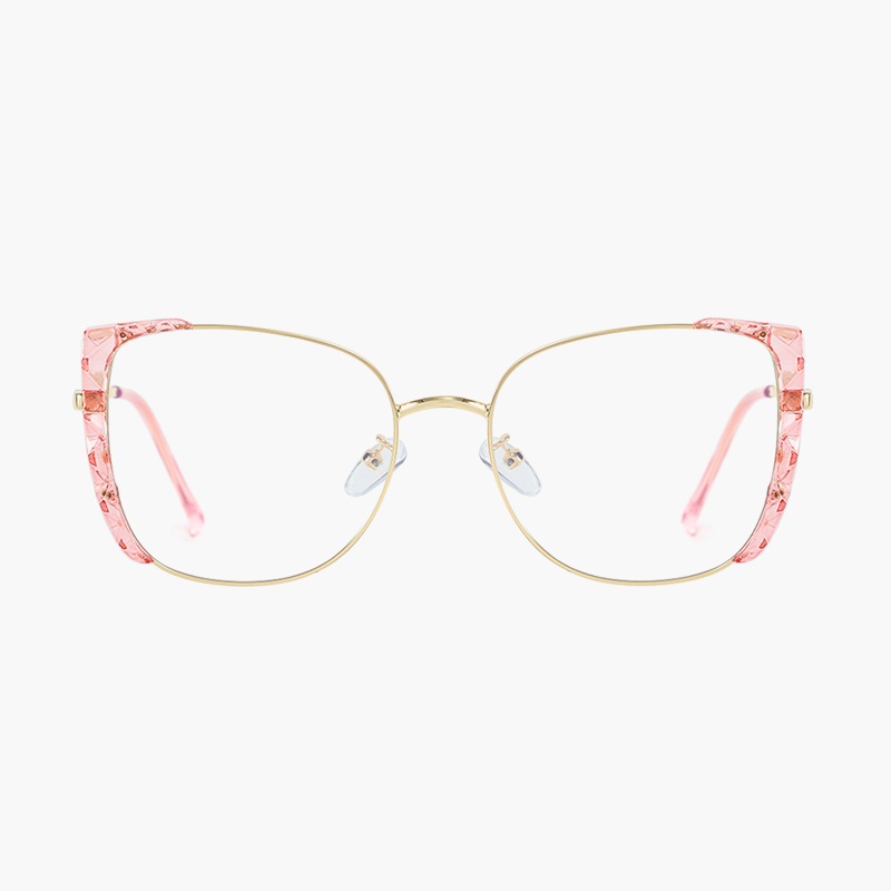 Cora Cateye Full frame Metal Eyeglasses