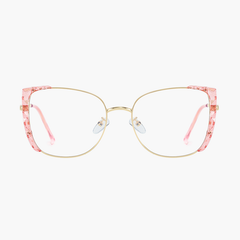 Cora Cateye Full frame Metal Eyeglasses