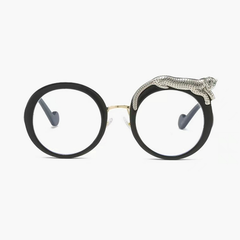 Radiant Round Leopard Sunglasses