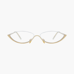 Zarelle half-rim cat-eye glasses