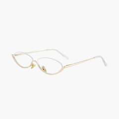 Zarelle half-rim cat-eye glasses