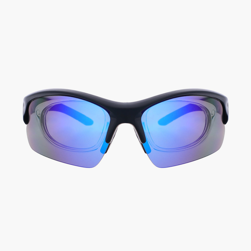 Stan Rectangle Acetate Sport Sunglasses Set