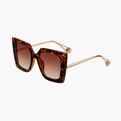 Wanda Geometric Full frame Acetate Sunglasses