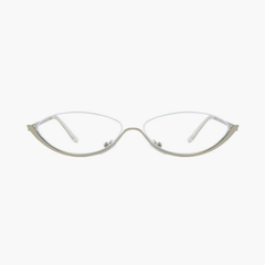 Zarelle half-rim cat-eye glasses