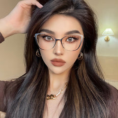 Eudora Cateye Full frame Metal Eyeglasses