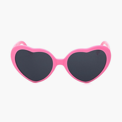 Lydia Heart-shaped Full frame Metal Sunglasses