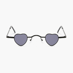 Durlarc Heart-shaped Full frame Metal Sunglasses