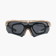 Arno Rectangle Acetate Tactical RX Polarized Sunglasses