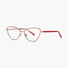 Julie Cateye Full frame Metal Eyeglasses