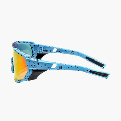 Tracy Rectangle Full frame Acetate Cycling Sport Sunglasses Kit