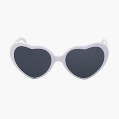 Lydia Heart-shaped Full frame Metal Sunglasses