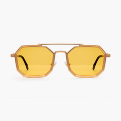 Uan Geometric Full frame Metal Sunglasses