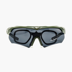 Arno Rectangle Acetate Tactical RX Polarized Sunglasses
