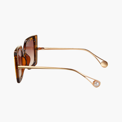 Wanda Geometric Full frame Acetate Sunglasses