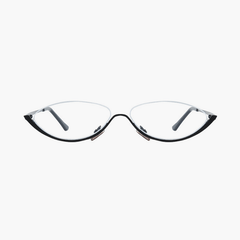 Zarelle half-rim cat-eye glasses