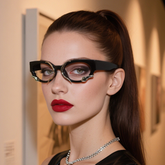Virelda Cat Eye Sunglasses（Silver）