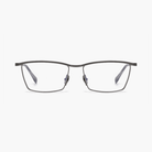 Pair of eyeglasses on a white background