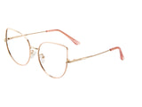 Kitty Cateye Full frame Metal Eyeglasses - Famool