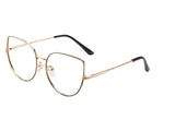 Kitty Cateye Full frame Metal Eyeglasses - Famool