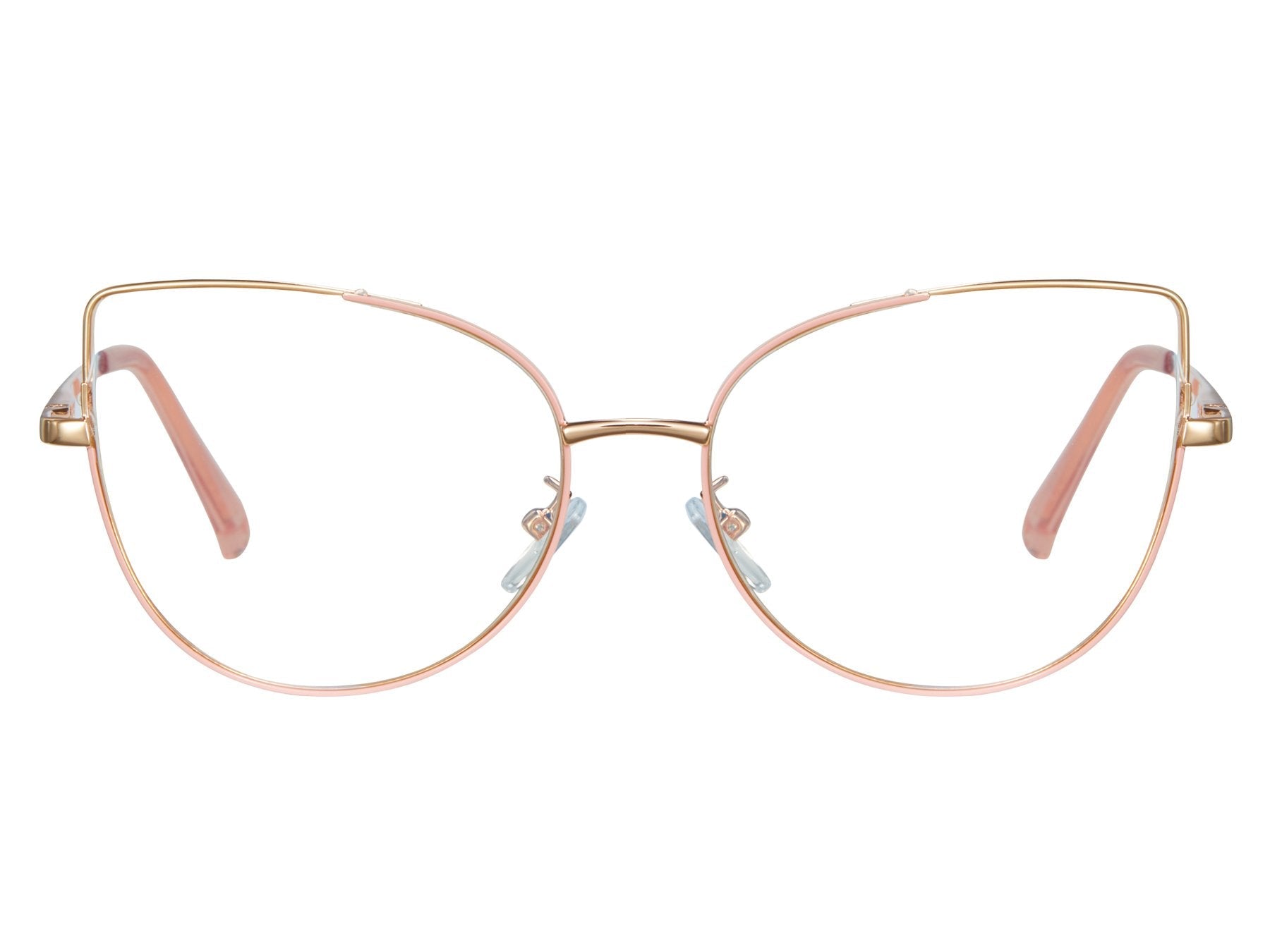 Delica Cateye Full Frame Metal Eyeglasses - Famool