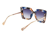 Wanda Geometric Full frame Acetate Sunglasses - Famool