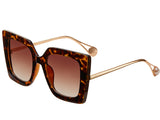 Wanda Geometric Full frame Acetate Sunglasses - Famool