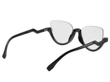 Fannie Cateye  Semi-rimless Acetate Eyeglasses - Famool