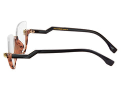Fannie Cateye  Semi-rimless Acetate Eyeglasses - Famool