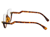 Fannie Cateye  Semi-rimless Acetate Eyeglasses - Famool