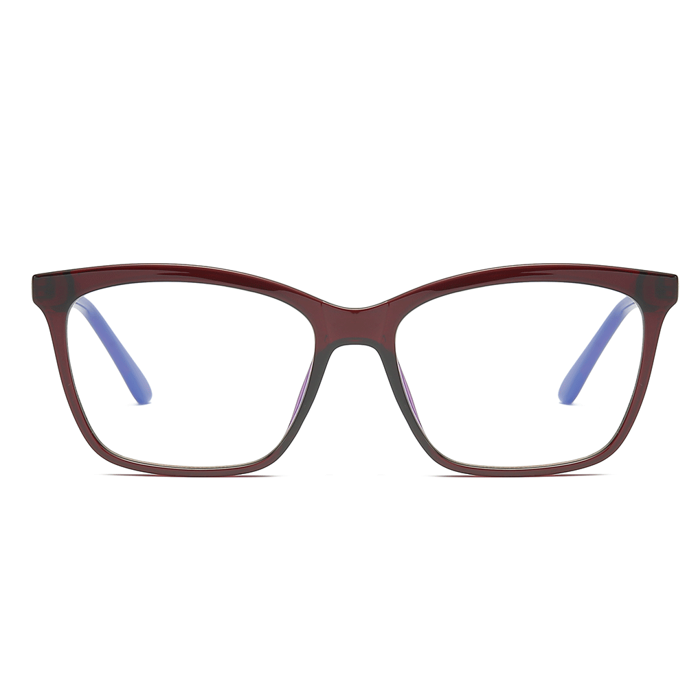 Stacy Rectangle Full frame TR90 Eyeglasses - Famool