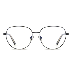 Elaine Oval Full frame Metal Eyeglasses - Famool