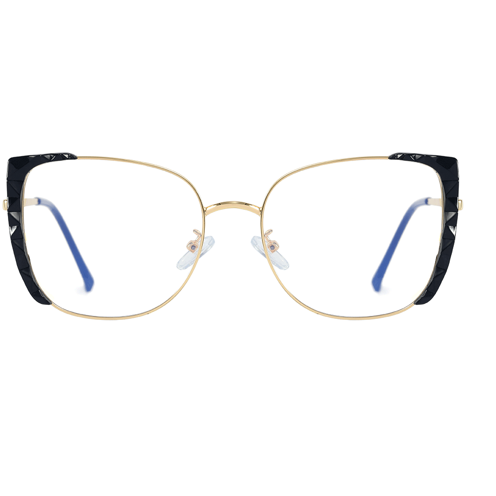 Cora Cateye Full frame Metal Eyeglasses - Famool
