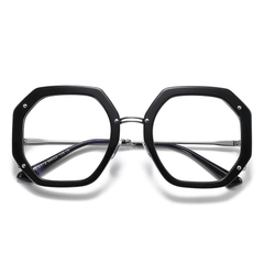 Halfrith Geometric Full frame TR90 Eyeglasses - Famool