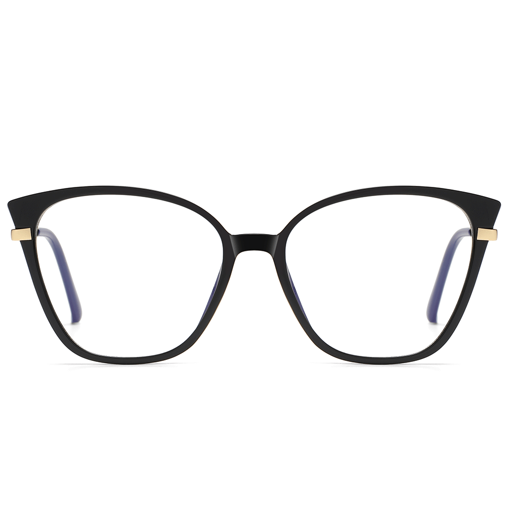 Ingrid Cateye Full frame TR90 Clip on Sunglasses - Famool