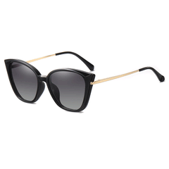 Ingrid Cateye Full frame TR90 Clip on Sunglasses - Famool