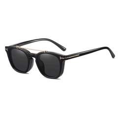 Jocelyn Oval Full frame TR90 Clip on Sunglasses - Famool